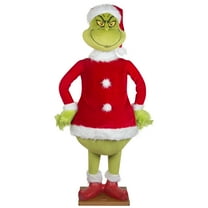 Life Sized Animated Dancing The Grinch Green Christmas Décor 26.77 in x 68.9 in x 22.83 in 15.81 lb