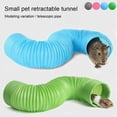 thumbnail image 3 of Bewildely Túnel para mascotas, túneles de juego para animales pequeños, tubería de expansión ligera portátil, tubo de entrada de aire para Juguetes Blanco 100*10cm, 3 of 6