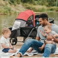 Monbebe Everyday Outings Wagon Stroller, Cardinal Red, Toddler, Unisex