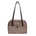 thumbnail image 1 of Bolso Almohada PU Boston Cuadrado Bolsos Hombro Axila para Mujer (caqui), 1 of 9