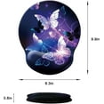 thumbnail image 5 of LQCrafK Mouse Pad with Wrist Support, Ergonomic Mouse Pad with Memory Foam Wrist Rest Cushion, Non-Slip Rubber Base Gaming Mice Pad for Home Office Computer Laptop, 5 of 14