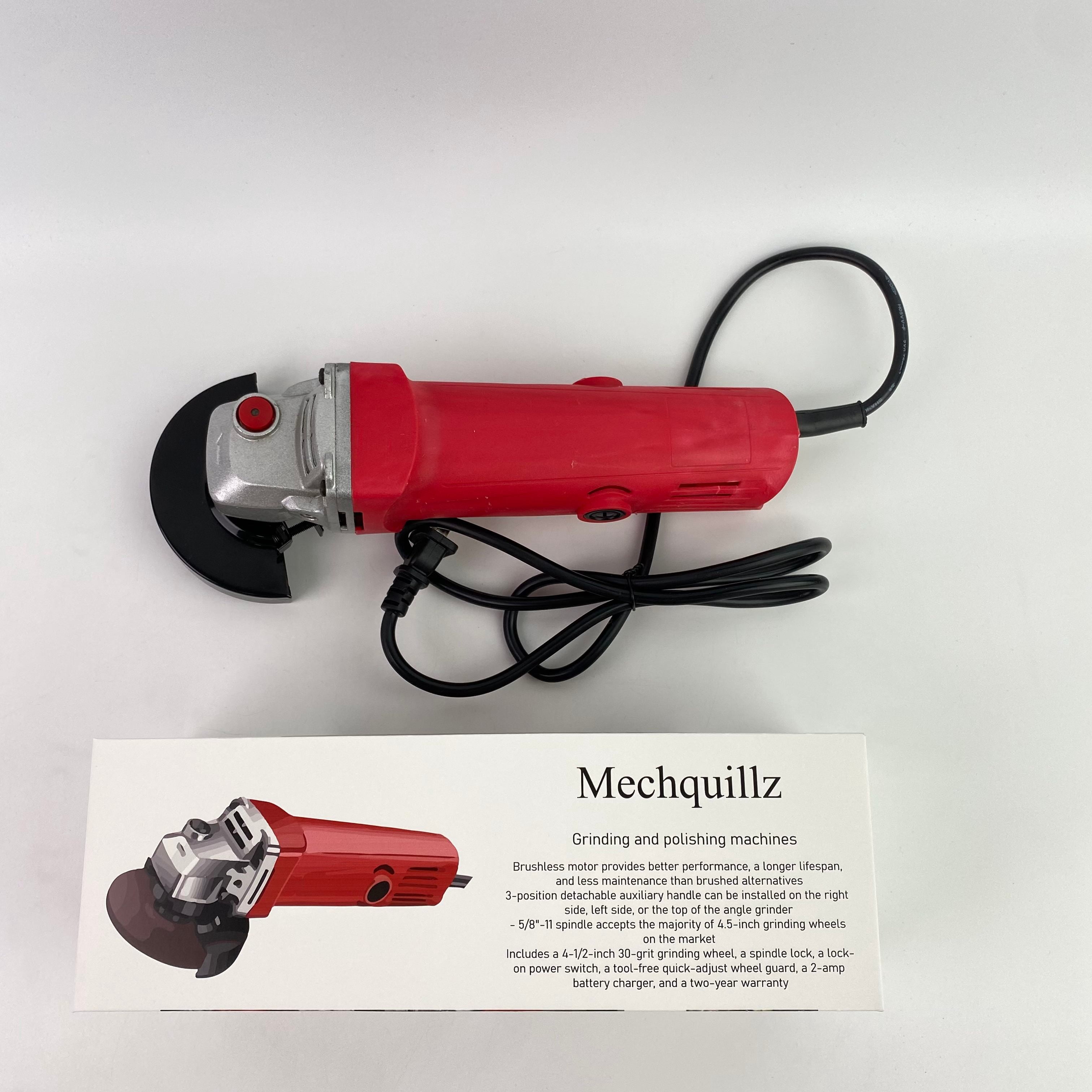 Mechquillz Grinding and polishing machines,Variable-Speed Angle Grinder with Paddle Switch