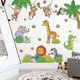 thumbnail image 5 of Dww-wall Stickers Jungle Animals Vine Wall Sticker Koala Lion Monkey Sloth Wall Decor Kids Room Nursery, 5 of 5