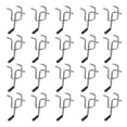 thumbnail image 1 of SHISUYAN 20 Ensembles Crochets pour Panneau Perforé Crochets en Fer Robustes avec Capuchons de Protection, 1 of 8