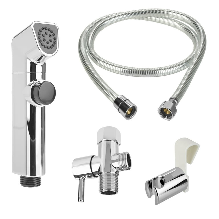 kanal Foreman uanset Brondell SimpleSpa Essential Hand-Held Bidet in Silver, All Installation  Parts Included - Walmart.com