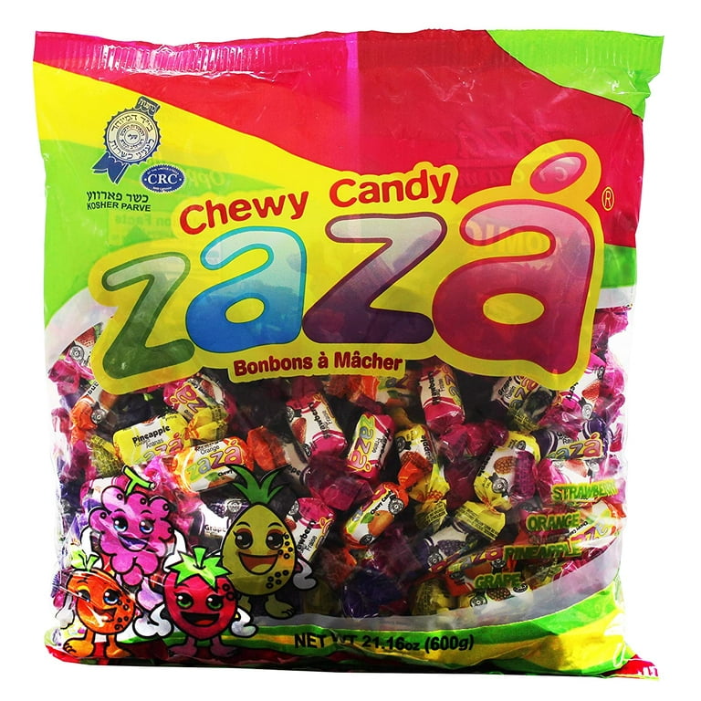その他 candy Zaza Assorted Bulk Chewy Candy, Colorful Flavorful Fruity