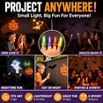 thumbnail image 3 of Mini LED Finger Lights 36pc, Halloween Finger Projectors Toy, Spooky Projection Light for Kids Party Favor, 3 of 9