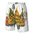 thumbnail image 4 of Logiee Thanksgiving Truck Print Mens Swim Trunks Quick Dry Board Shorts,Breathable Hawaii Beach Shorts Swimwear Bathing Suits-X-Large, 4 of 6