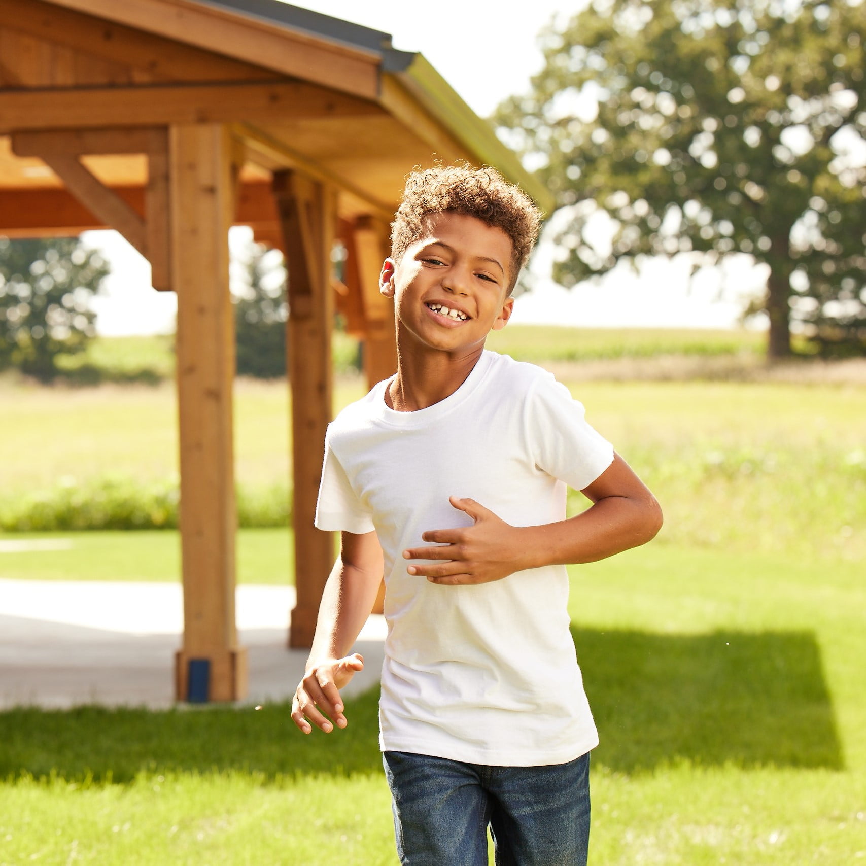 Jockey Essentials Boys Crew Neck Undershirt With Stay New Technology, 3-Pack, Sizes, S-XL