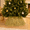 GOLD, variant on LOMYOLO Sequin Christmas Tree Collar, Sparkling Christmas Tree Skirt Stand Cover, Foldable Tree Base Cover for Holiday Xmas Decorations, RED - 24 in