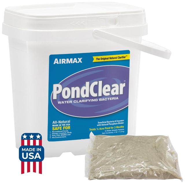 Tratamiento para estanques Airmax PondClear, paquetes de 12 unidades