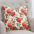 thumbnail image 2 of Rizzy Home 20" Botanical Pomegranate Poly Filled Pillow - Multi-Color, 2 of 5