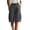 Gray, variant on Womens Cargo Capris Drawstring Elastic Waisted Wide Leg Pants Casual Vacation Hiking Bottoms with Pockets