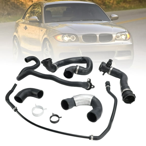 6PCS Radiator Coolant Water Hose Pipe Kit For BMW 135i 335i 335xi 2007-2010