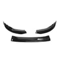 thumbnail image 6 of Ikon Motorsports Front Bumper Lip Compatible With 2023-2025 Honda Accord 11th Generation, V2 Style 3PC Underbody Chin Spoiler Gloss Black PP Polypropylene Splitter Diffuser Valance Molding Trim, 6 of 8