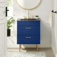 thumbnail image 2 of Modway Daybreak Meuble-Lavabo de Salle de Bain 24 Pouces Bleu Noir, 2 of 10