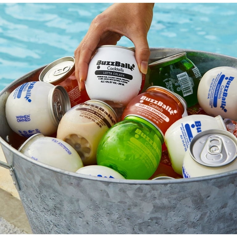BuzzBallz Chillers Hazelnut Latte, 187 mL Can, ABV 15% - Walmart.com