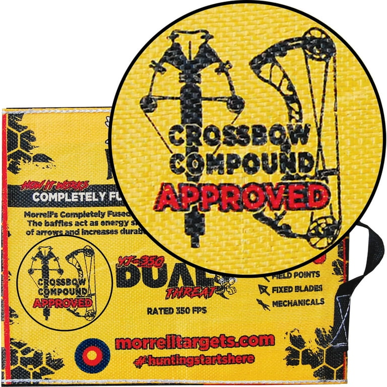 Morrell Yellow Jacket Dual Threat 350 FPS Foam Archery Target for