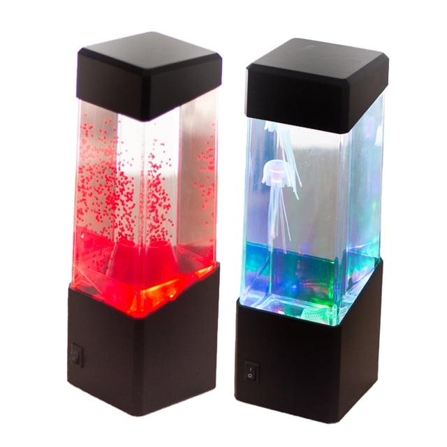 Luz nocturna para acuario con fuente de alimentación USB, decoración de escritorio de oficina, regalos de Navidad, cumpleaños y vacaciones