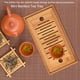 thumbnail image 2 of 1、Hecho de material de bambú de alta calidad, fuerte, duradero, ecológico y saludable 2、Bandeja de té extraíble 2 en 1, al verter té, las dos bandejas se usan juntas para evitar que se derrame el, 2 of 10