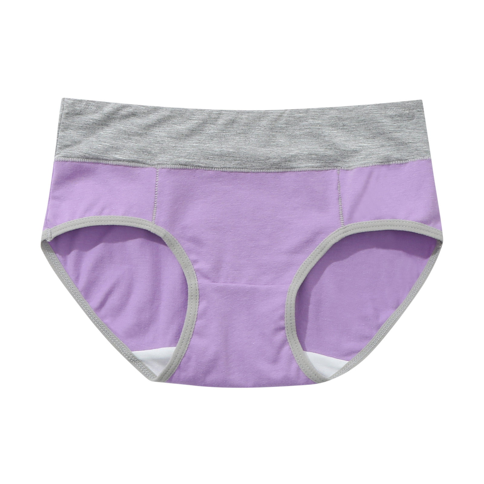 OVTICZA No Show Underwear Tummy Control Black High Waisted Underwear Plus  Size Cheeky Underwear for Women Purple Panties Pack of 5 Blue 4XL 