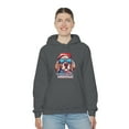 thumbnail image 6 of America Patriotic Dog July 4th Independence day Unisex  Hooded Sweatshirt, 6 of 9