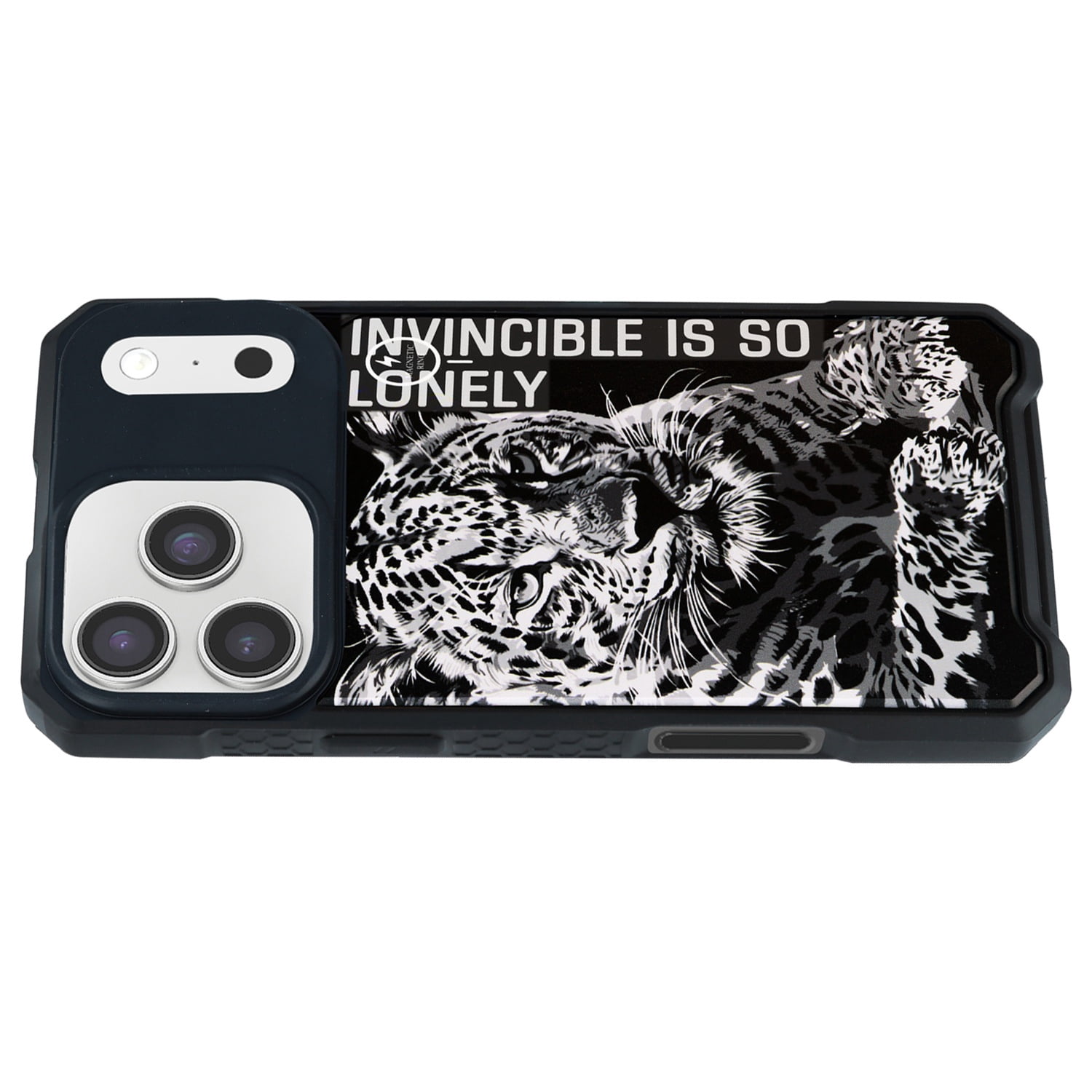 Cyber Magnetic DIY Series Cases for iPhone 17 Pro Max - Black