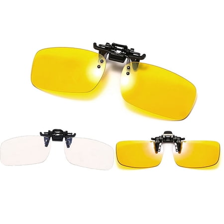 Clip on blue light filter blocking glasses office computer anti UV strain relief