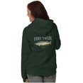 thumbnail image 3 of Gill McFinn Northern Pike Fishing Zip Up Hoodie Men's Women's Brisco Brands 3X, 3 of 6