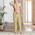 thumbnail image 2 of Fotbe Cute Bee Gnomes Pantalones de Pijama para Hombre, Pantalones de Dormir, Pantalones de Casa con Cintura Ajustable y Bolsillos-X-Large, 2 of 6