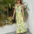 thumbnail image 6 of Limoncello, Lemon Vine Sleeveless Dress Summer Women Clothes Dress for Pregnant Women Dresses, 6 of 9