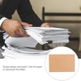 thumbnail image 3 of 10pcs A4 Carpeta de archivo simple Carpeta de papel Kraft Organizador de documentos de una sola ranura, 3 of 5