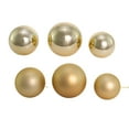 thumbnail image 4 of Kurt Adler 60-80MM Shiny and Matte Champagne Gold Glass Ball Ornaments, 20-Piece Set, 4 of 4