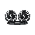 thumbnail image 2 of 1pc 360 degree Rotation 2Speed Cooling Cooler USB 5V 12V 24V Double Head Car Fan, 2 of 8