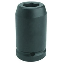 Queller Wholesale 1 in. Drive 55 mm Proto Impact Socket - 6-Point, Deep, Black Oxide