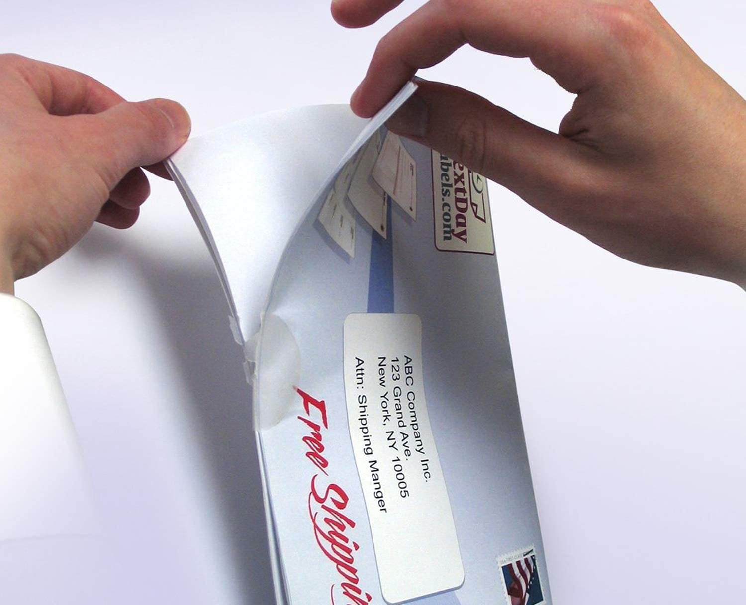 Wafer Seals, 1 inch Diameter, Frosted Clear Translucent Labels, Great to Seal Folded Self-Mailers, Booklets and Catalogs Roll of 5,000