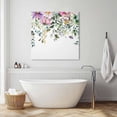 thumbnail image 3 of Eucalyptus Flower Wall Art Painting on Canvas, Sage Green Botanical Boho Leaf Pink Canvas Art Home Prints Wall Art Framed Modern Artwork for Living Room Bedroom Wall Decor 16x16in, 3 of 9