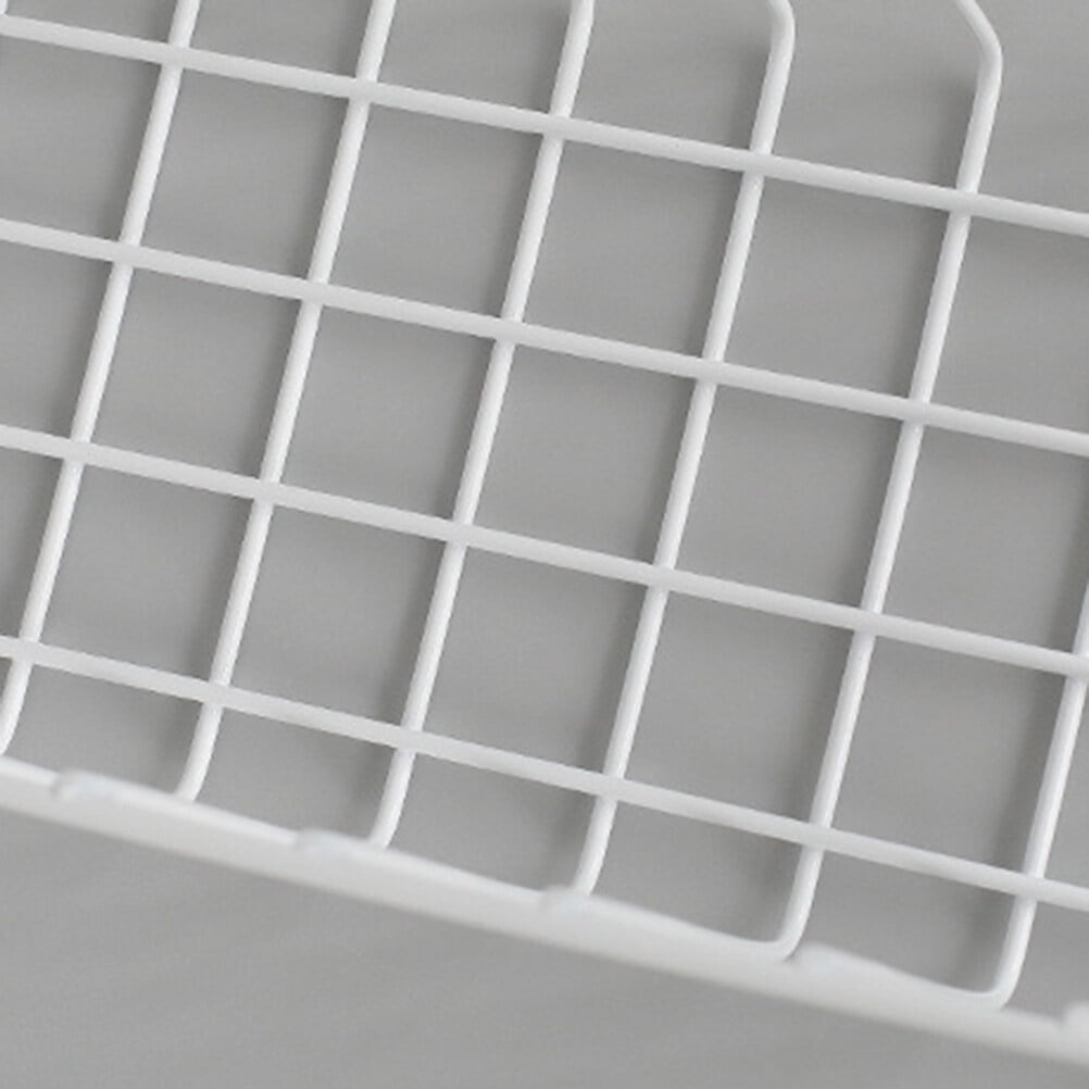 FRCOLOR Over the Cabinet Door Basket Hanging Kitchen Storage Bathroom Organizer Holder Nail-free Hanging Storage Rack for Condiments