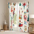 thumbnail image 3 of Feelyou Cartoon Cute Princess Black Out Curtains for Kid, Nutcracker Royal Guarder Curtains Pack of 2 (42x63 Each), Merry Christmas Theme Bedroom Curtains, Window Curtains Room Decor, 3 of 6