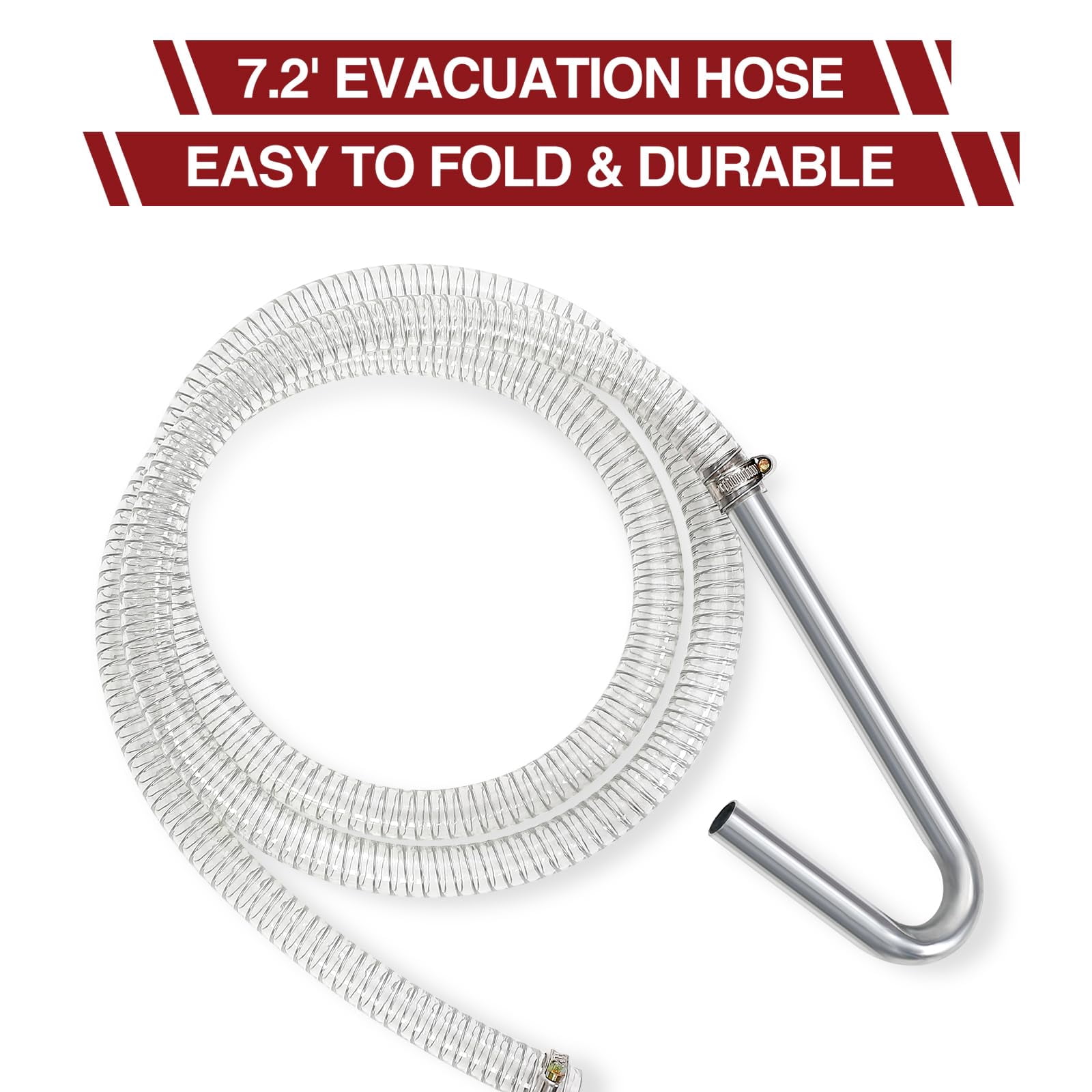 20 Gallon 110V Electric Oil Drain Pan with Pump - 3X Faster Oil Changes, 8FT Hose, Folding Handle & 3" Swivel Wheels for Easy Maintenance