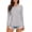 Light Grey, variant on TACVASEN Women's UPF 50+ Sun Protection Long Sleeve Shirts V-Neck Quick Dry Workout Hiking Running Tops Black M