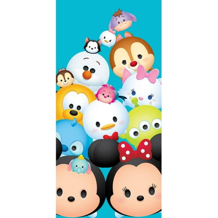 Disney Tsum Tsum Stacks on Stacks Beach Towel - Walmart.com  Disney Tsum Tsum Stacks on Stacks Beach Towel
