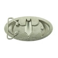 thumbnail image 3 of Batman 3d Belt Buckles DC Comics Original Officially Licensed Cosplay Classic Western Style New Men Women Silver Chrome Metal Halloween Costume Party, 3 of 12