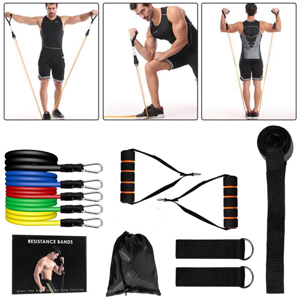 2x INMAKER Resistance Bands Loop Latex Exercise Booty Sports Fitness  Gym Yoga  