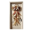 thumbnail image 2 of Eagokdc Christmas Door Cover Decorations Holiday Wall Hanging Tapestry, Xmas Front Door Cover Curtain for Hallway Balcony‑Railing Display, 2 of 6