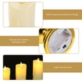 thumbnail image 4 of 3 Pcs Golden Candle Light Battery Operated Candles for Windows Taper Holders Lamp Christmas Flameless, 4 of 6