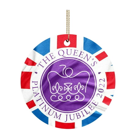 

Home Decor The Queen s Platinum-Jubilee Celebration Pendant Car Rearview Mirror Ornament Room Decor Wall Bedroom