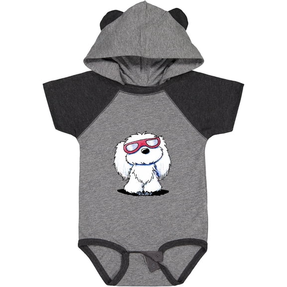 Inktastic Summertime Maltese Boys or Girls Baby Bodysuit