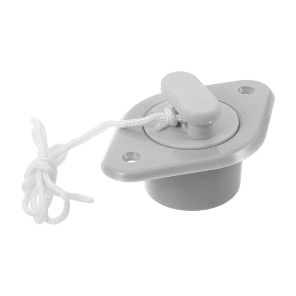 Uonlytech White Kayak Drain Plug PVC Scupper Stopper Easy Install Replacement for Boat Drain
