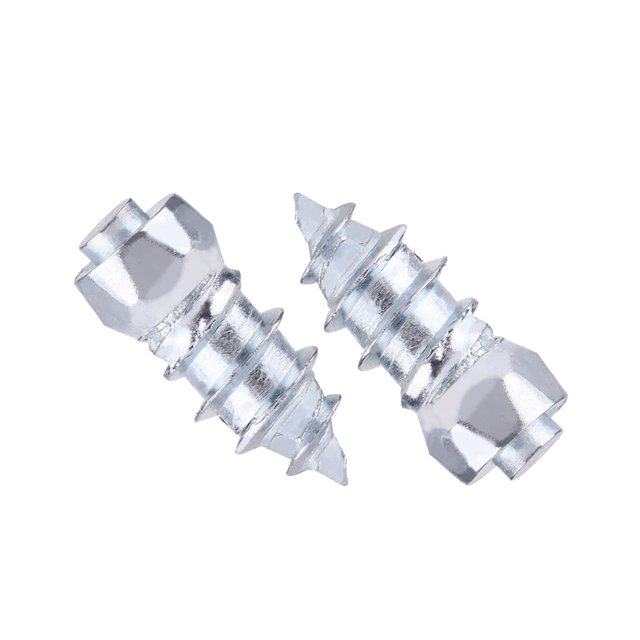 Picos de neumático - 100 piezas de 15 mm/0,59 "Tornillos de perno de neumático de rueda Picos de neumático de nieve para automóvil, automóvil, SUV, ATV